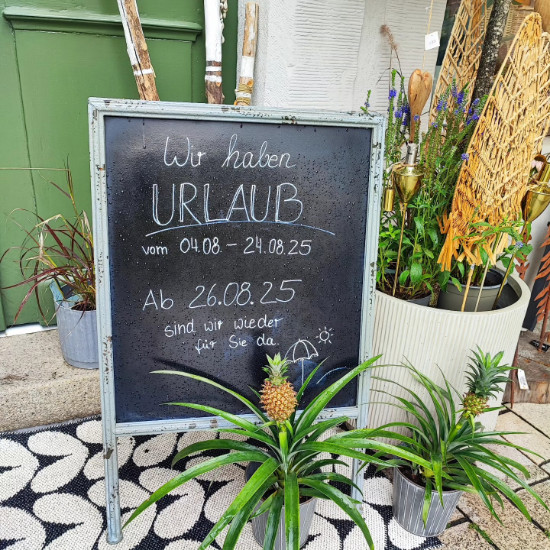 Wir machen Urlaub vom 04.08. - 24.08.25